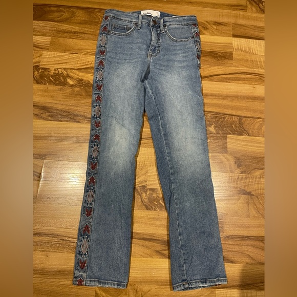 Sam Edelman High Rise Slim Straight Jean - Picture 2 of 14